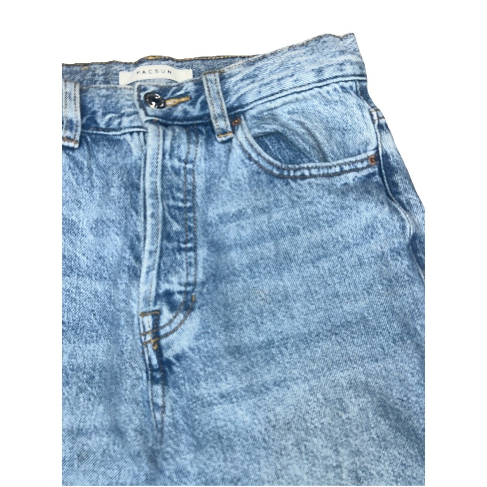 Pacsun Women's Blue High Rise Straight Bootcut Flared Denim Jeans‎ Pants Size 25 - Picture 3 of 12